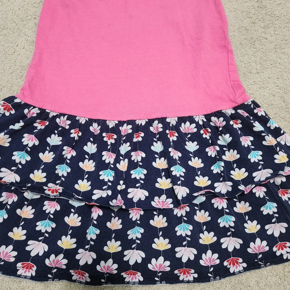 Gymboree Mix N Match Girl Pink Flower Ruffled Dress